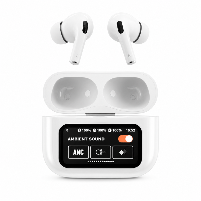 A9 Pro Anc Earbuds Touch Screen Display