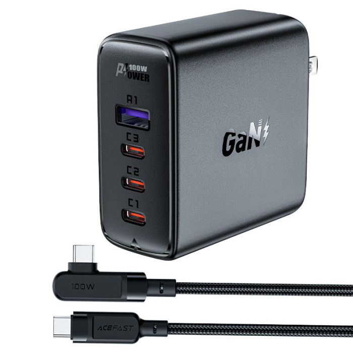 ACEFAST A39 PD 100W GaN Wall Charger Set with Cable thumbnail