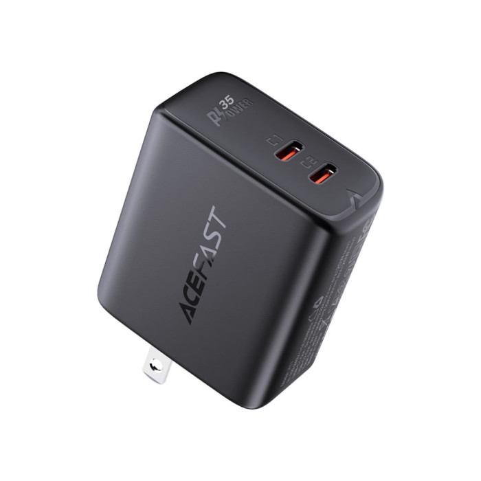 Acefast A51 35W PD GaN Dual USB C Port Adapter