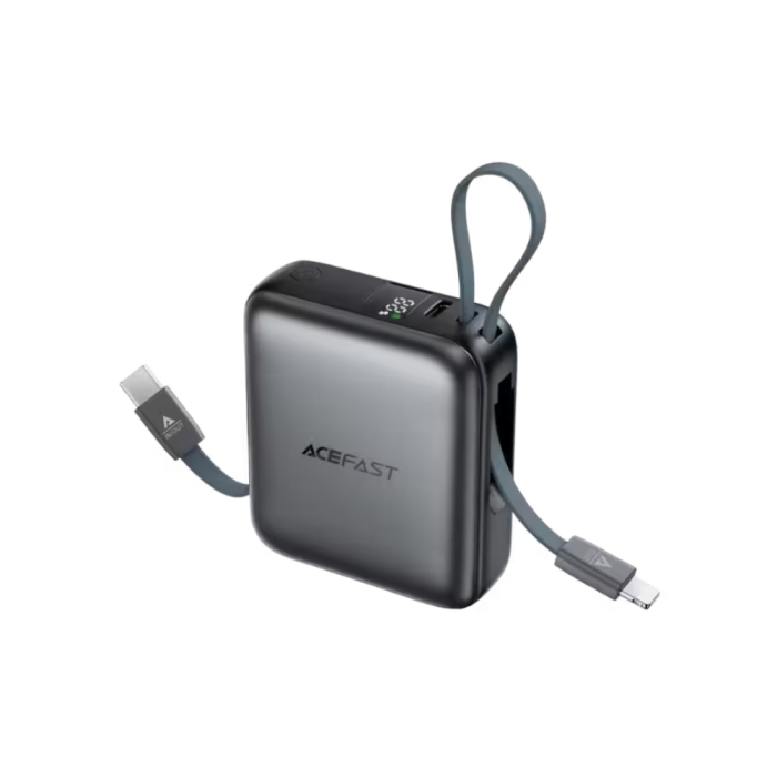 ACEFAST M23 Power Bank 10000mAh 22.5W Built-In Dual Cables thumbnail