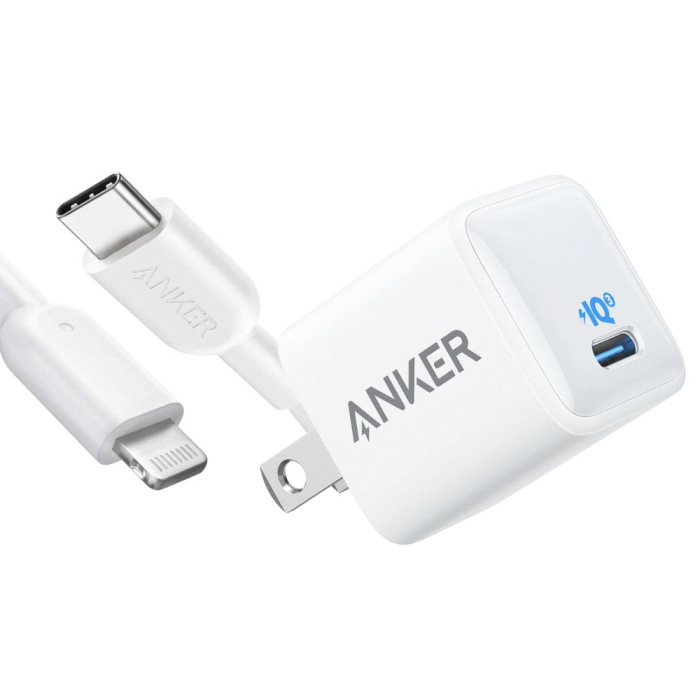 Anker 20W Adapter with Cable for iPhone – MFi Certified thumbnail