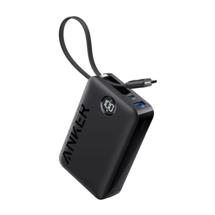 Anker A1647 Powercore 20000mAh 22.5W Power Bank with Built-In USB-C Cable
