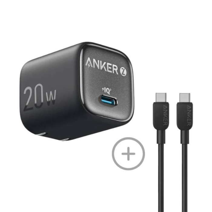 Anker Zolo 20W USB-C Charger with USB-C Cable Combo Pack – B2699 thumbnail