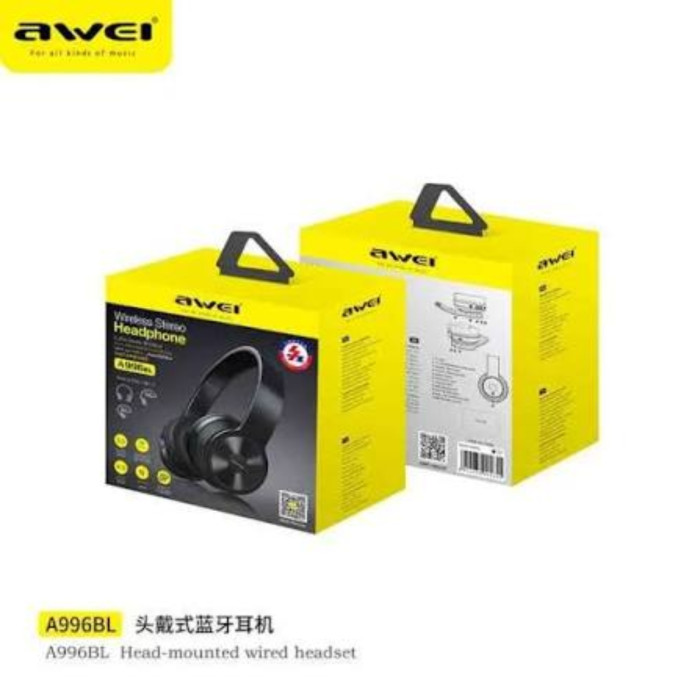 Awei A996Bl Wireless Bluetooth Headphone thumbnail