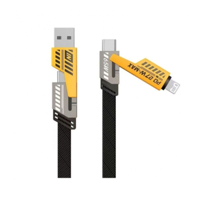AWEI CL-226 4-in-1 65W Fast Charging Data Cable thumbnail