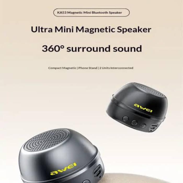 Awei Ka53 Magnetic Mini Wireless Speaker