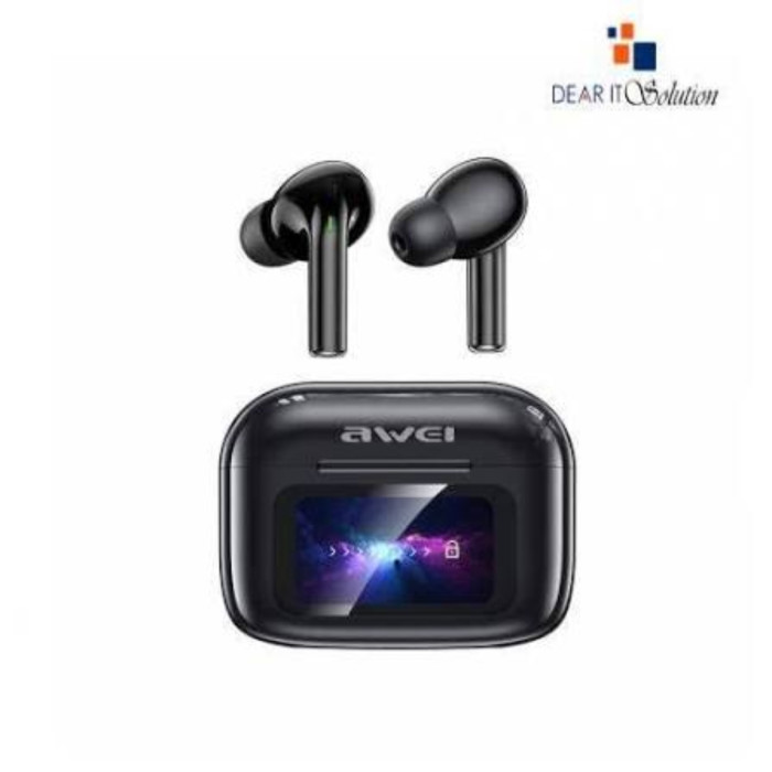 Awei Tp29 Anc With Built In Screen Wireless Earbuds thumbnail