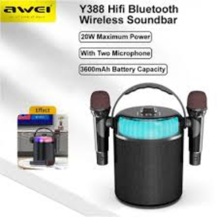 Awei Y388 Soundbar Hifi Wireless Speaker thumbnail