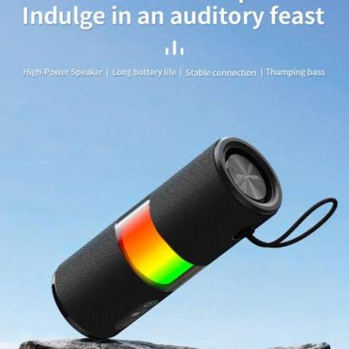 Awei Y669 Lite Ipx6 Waterproof Bluetooth Speaker With 30W Rgb Lights thumbnail