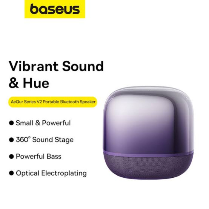 Baseus Aequr V2 Portable Bluetooth Speaker thumbnail