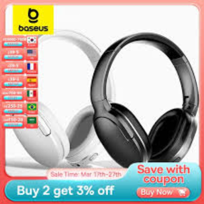 Baseus D02 Pro Bluetooth 5 0 Headphone thumbnail
