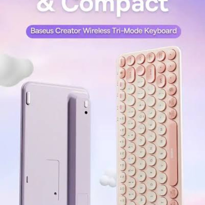 Baseus K01A Wireless Tri Mode Ergonomic Keyboard thumbnail