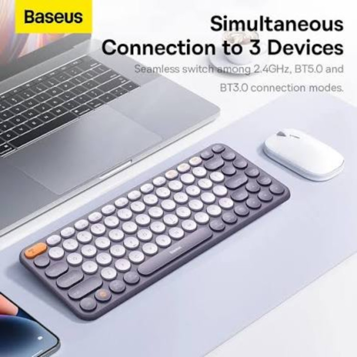 Baseus K01A Wireless Tri Mode Ergonomic Keyboard thumbnail