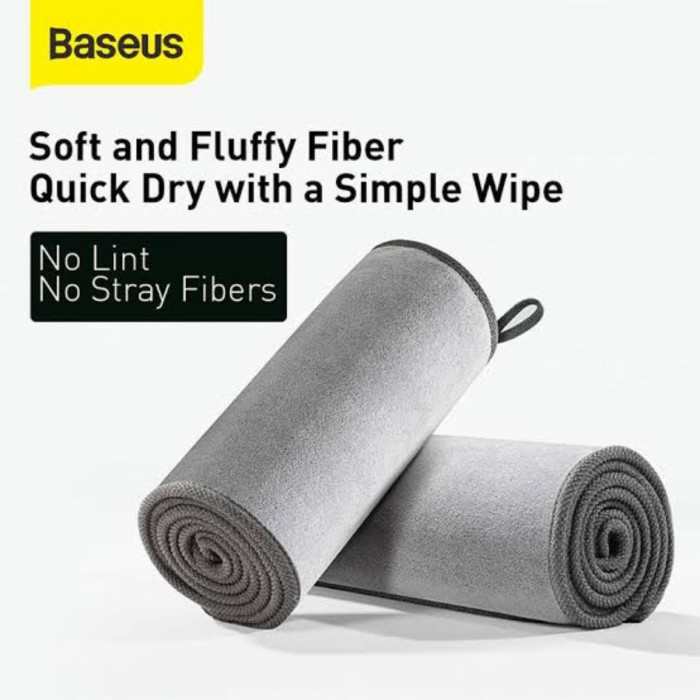 Baseus Microfiber Auto Cleaning Drying Cloth Car Washing Towels 2Pc thumbnail