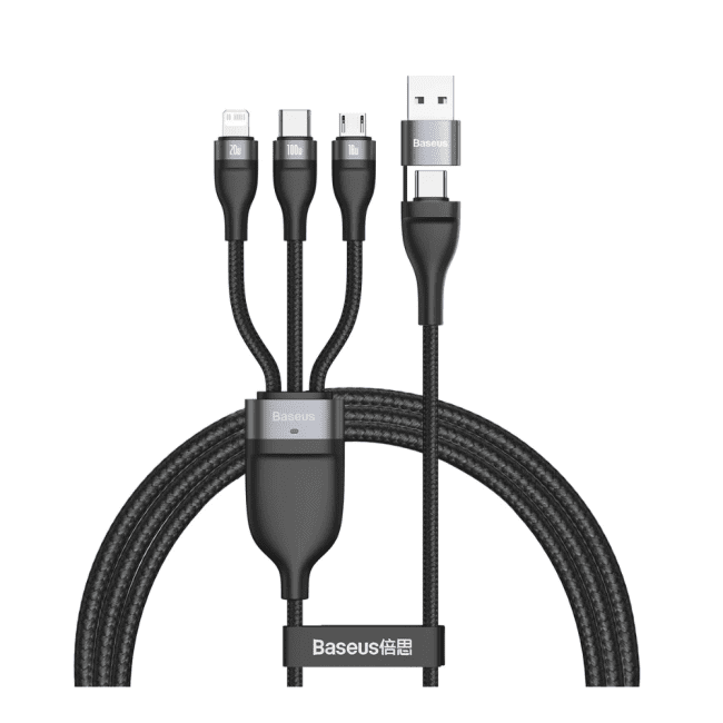 Baseus Two-for-three Flash Series Fast Charging 100W Data Cable