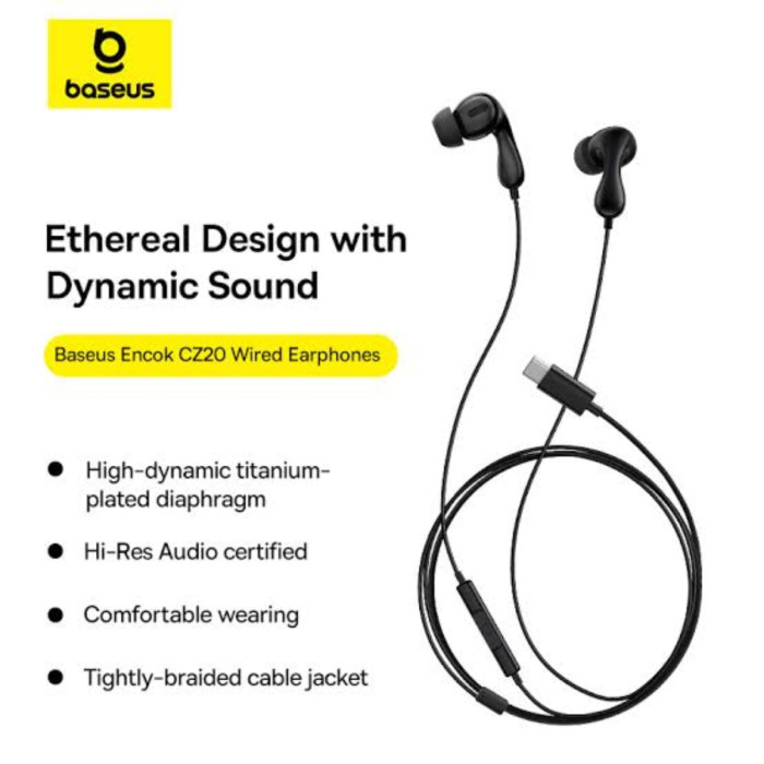 Baseus Wired Earphone Cz20 thumbnail