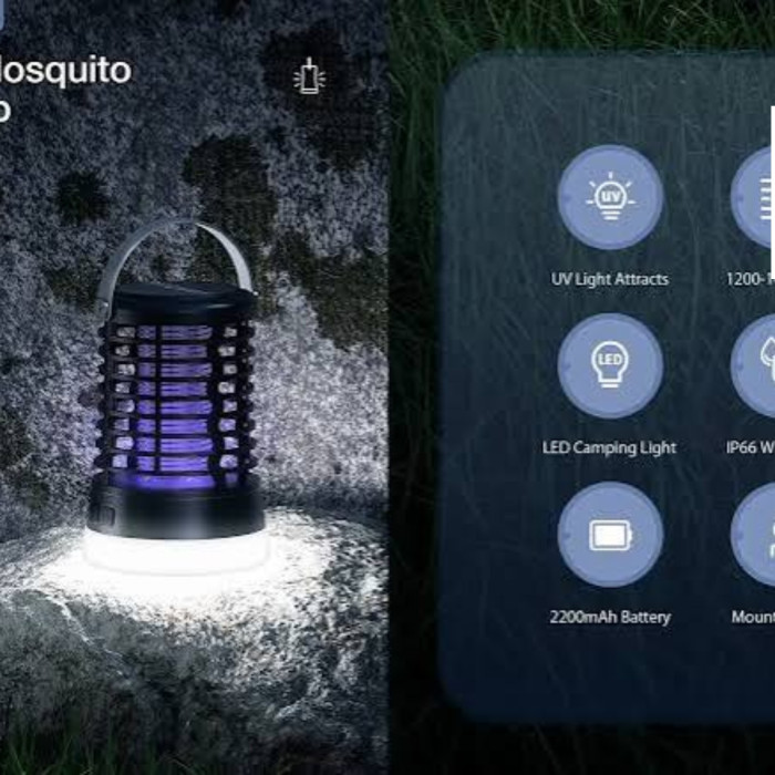 Blitzwolf Bw Mlt1 2 In 1 Mosquito Killer Rechargeable Lamp thumbnail