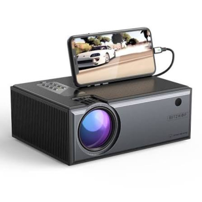 Blitzwolf Bw Vp1 Pro Lcd Projector 1080P Input Dolby Audio