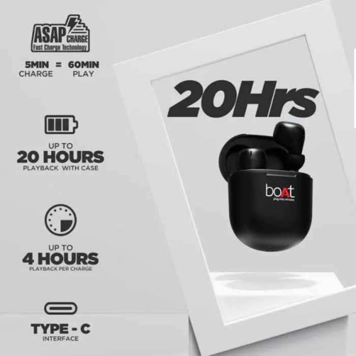 Boat Airdopes 381 Bluetooth Truly Wireless Earbuds thumbnail