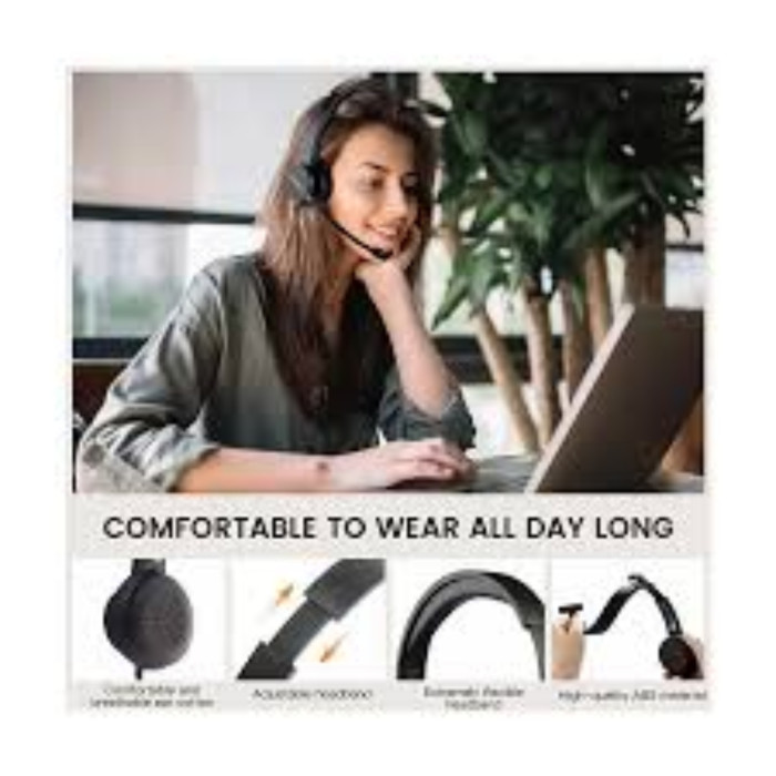 Eksa Telecom H15 Wired Over Ear Professional Mono Headphone thumbnail