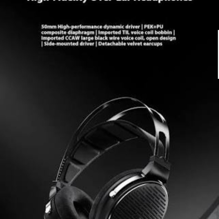 Fiio Jt3 50Mm Dynamic Driver Over Ear Headphones thumbnail
