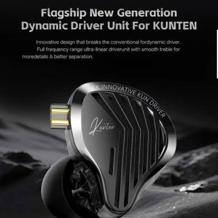 Gk Kunten Dynamic Driver Hi Fi Bass Iem Earphones 2 Pin Cable thumbnail