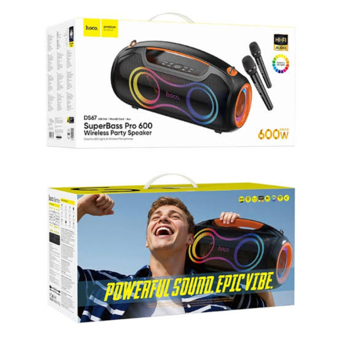Hoco Ds67 Bluetooth Party Speaker thumbnail
