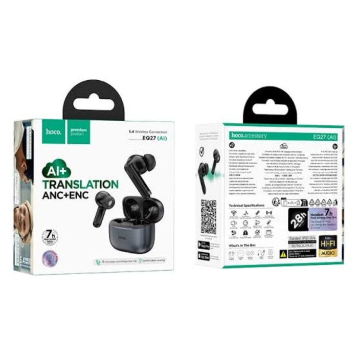 Hoco Eq27 Fun Ai Translation Earbuds