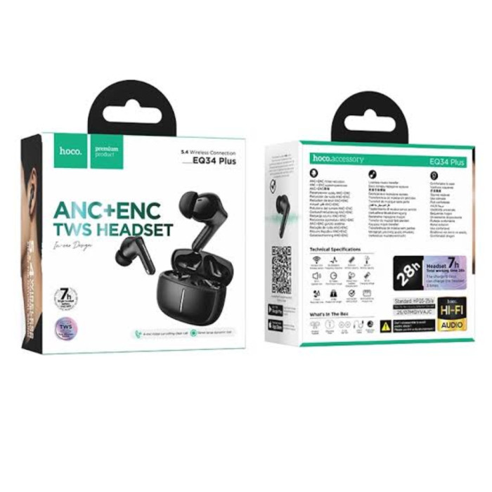 Hoco Eq34 Plus Rima Wireless Earbuds