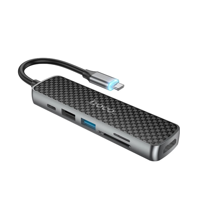 Hoco HB24 60W 6 in 1 USB-C Multifunction Hub