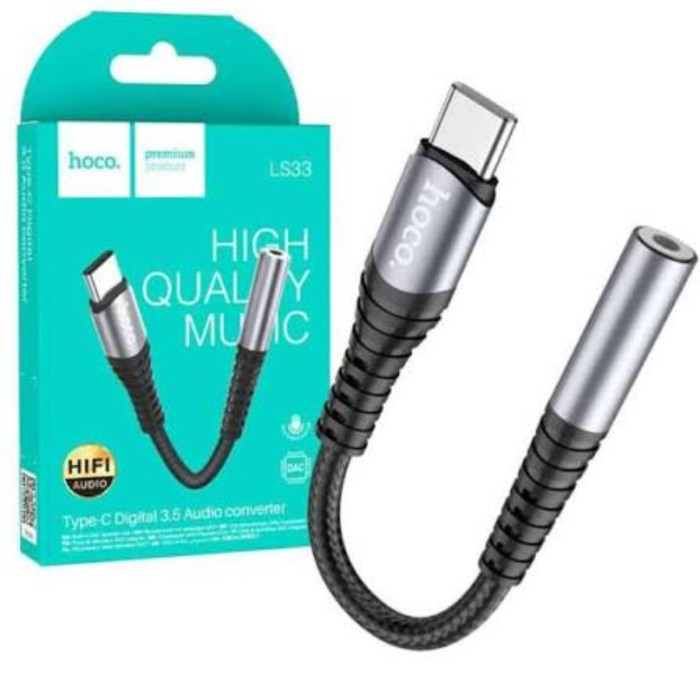 Hoco Ls33 Type C To 3 5Mm Dac Dongle thumbnail