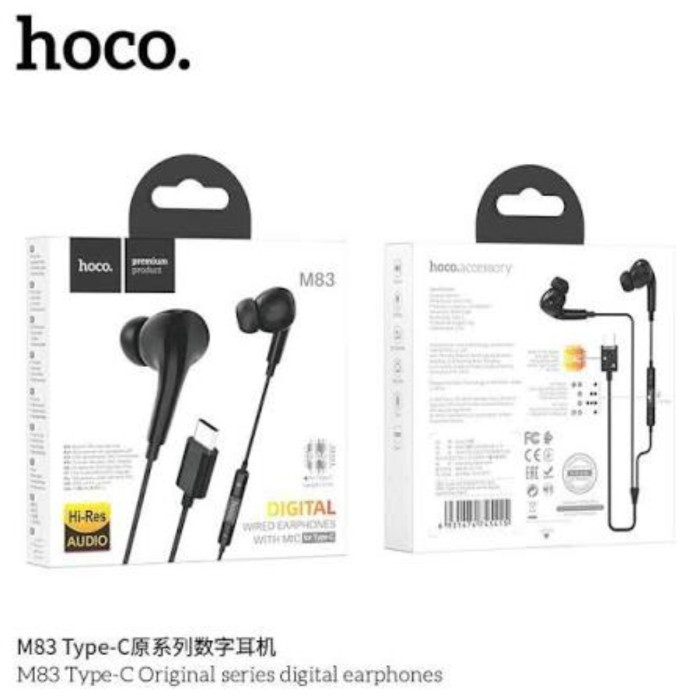 Hoco M83 Type C Earphone Dac Support thumbnail