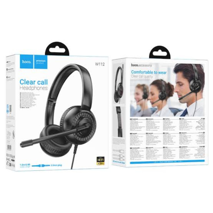 Hoco W112 Wired Headphone