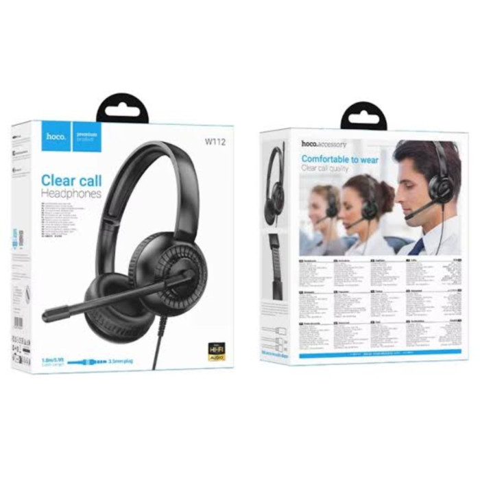 Hoco W112 Wired Headphone thumbnail