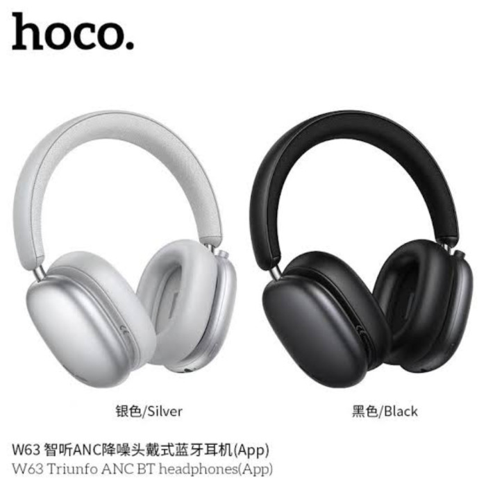 Hoco W63 Anc Wireless Bluetooth Headphones thumbnail