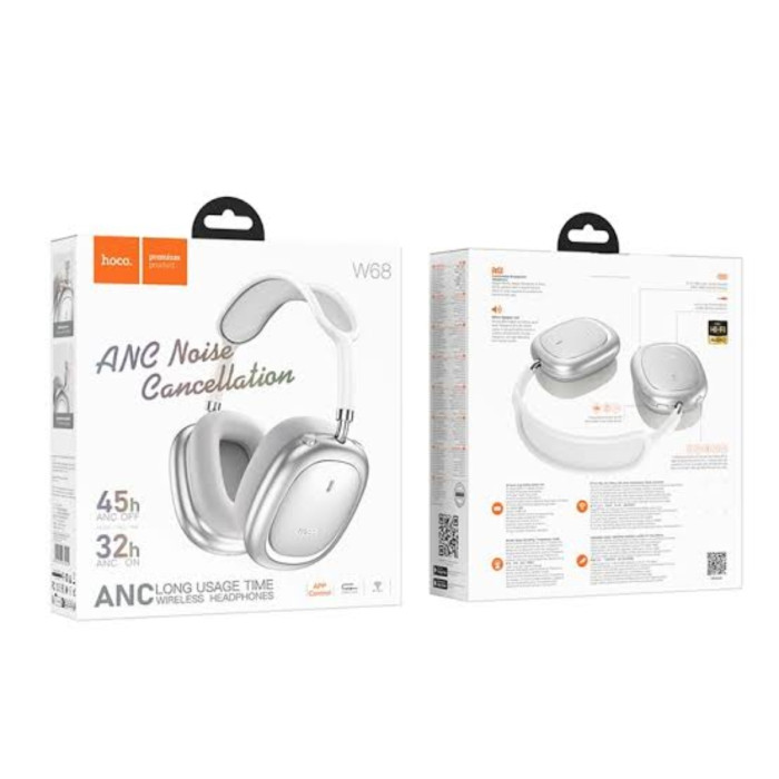 Hoco W68 Calma Anc Bluetooth Headphone thumbnail