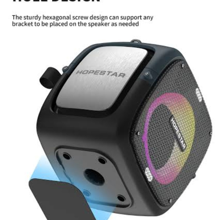 Hopestar Partyone 80W Rgb Bluetooth Speaker With Dual Microphone thumbnail