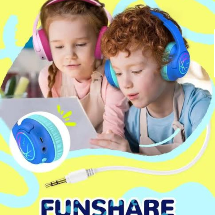 Iclever Bth18 Kids Bluetooth Headphone thumbnail
