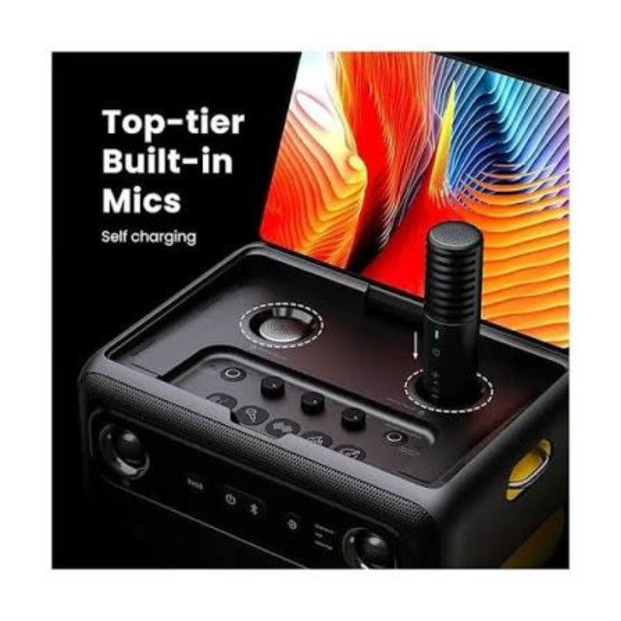 Ikarao Xtreme Break X2 All In One Karaoke Portable Bluetooth Speaker thumbnail