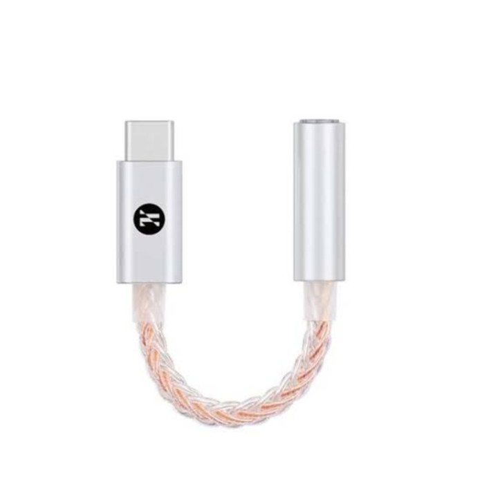 Jcally Jm11 Type C To 3 5Mm 8 Core Gold Silver Cable Dac Dongle