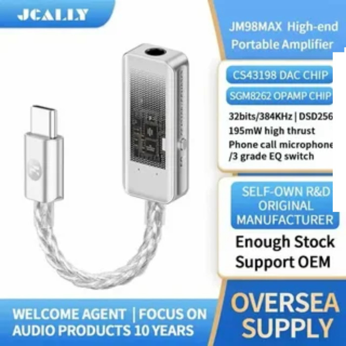 Jcally Jm98Max Type C High End Portable Amplifier thumbnail