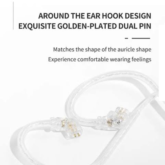 Jcally Pj5 Lighting 5N Ofc Silver Plated Earphone Cable C100 Chip Support Microphone thumbnail