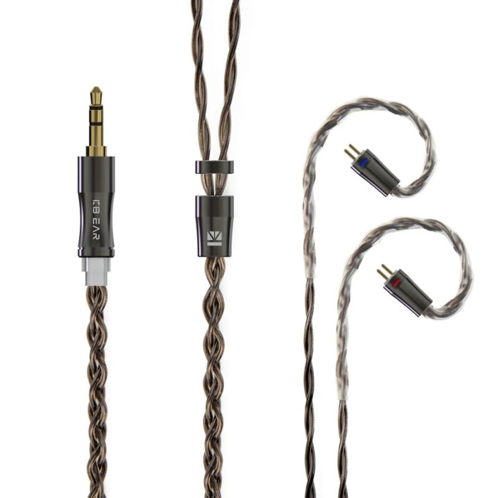 KBEAR Hazy 6N Graphene+Copper-Silver Alloy mixedly braided upgrade cable