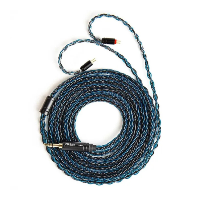 KBEAR ST12 Plus IEM Cable 8 Core Silver-Plated 2M Upgraded Headphone Cable thumbnail