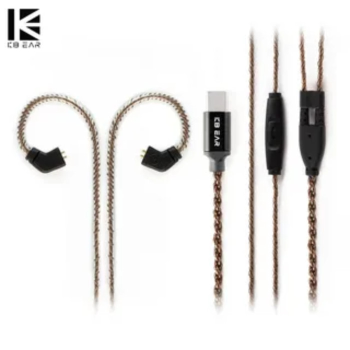 Kbear Type C Ofc Silver Plated Cable With Mic thumbnail