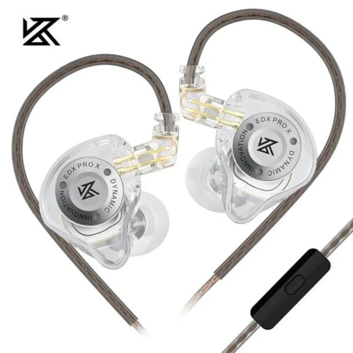 KZ EDX Pro X In-Ear Wired Earphone with HD Mic Cyan - Price in Bangladesh thumbnail