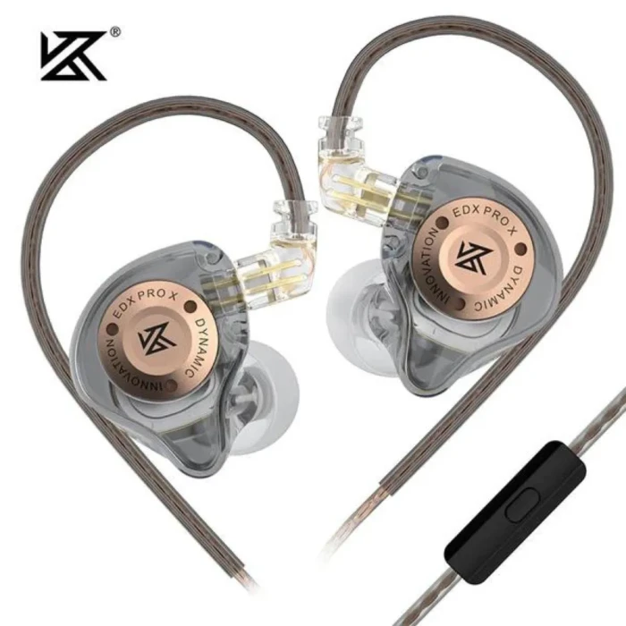 KZ EDX Pro X In-Ear Wired Earphone with HD Mic Cyan - Price in Bangladesh thumbnail