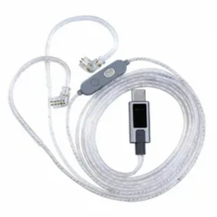Kz Type C Ofc Silver Plated Earphone Cable With Mic