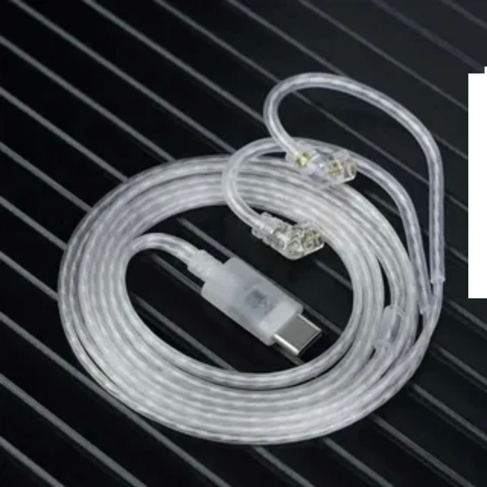 Kz Type C Ofc Silver Plated Earphone Cable With Mic thumbnail