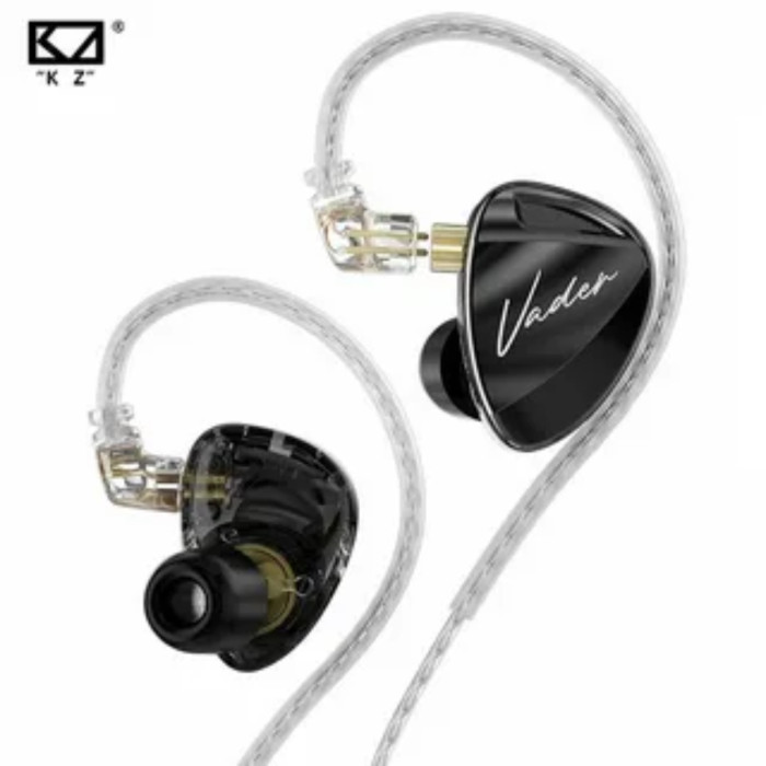 Kz Vader Triple Driver Dynamic Earphone With Mic